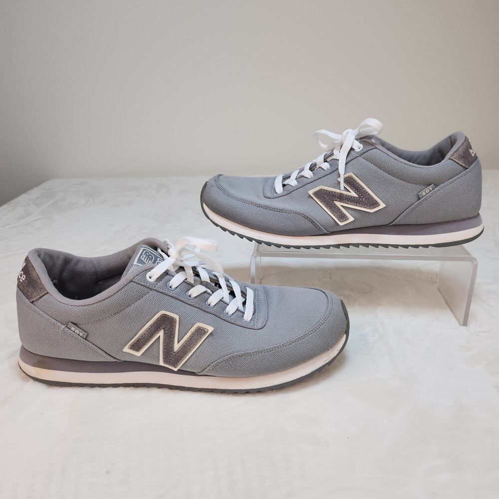 New Balance 501 Shoes Mens 13 Gray White MZ501POG Low Tops Walking Gym